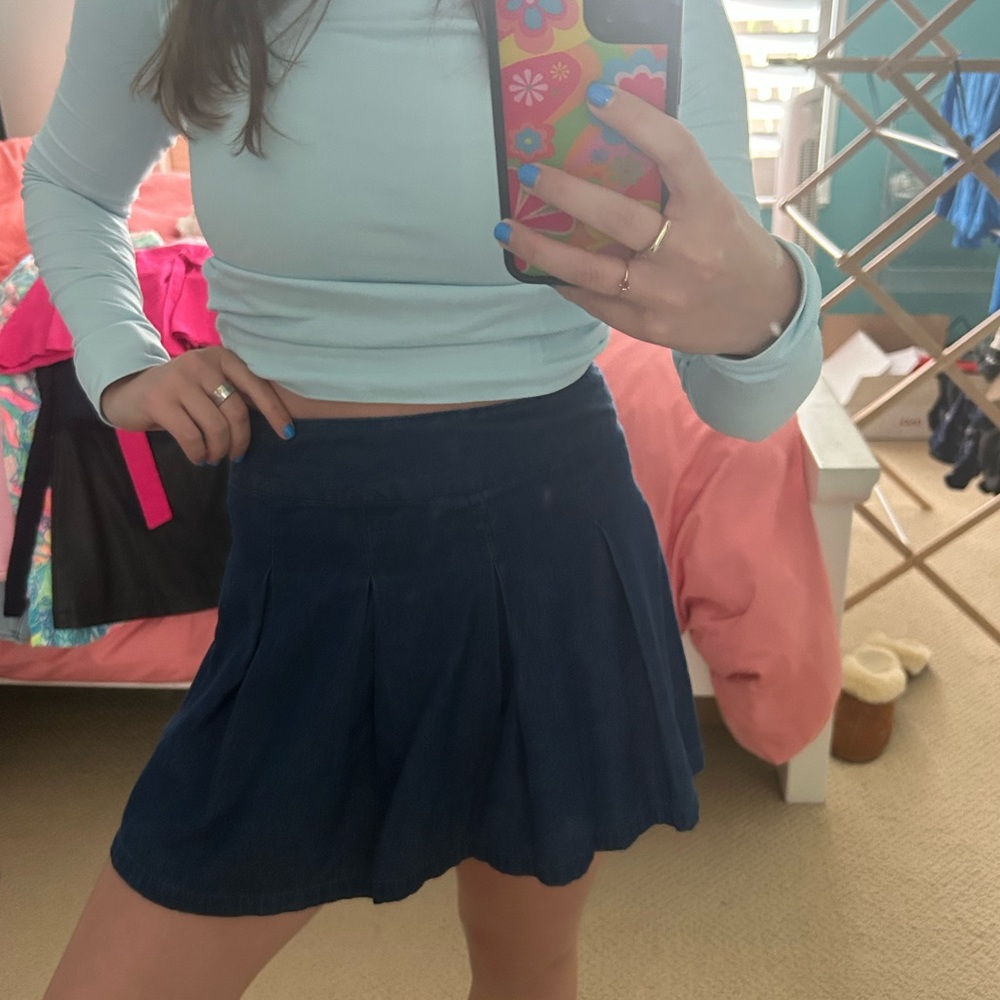 Forever 21 Dark Blue Denim skirt